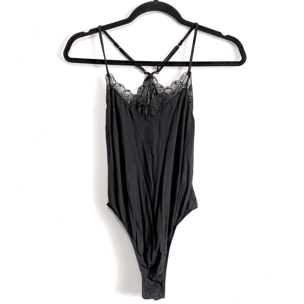 Victoria’s Secret Black Lace Teddy